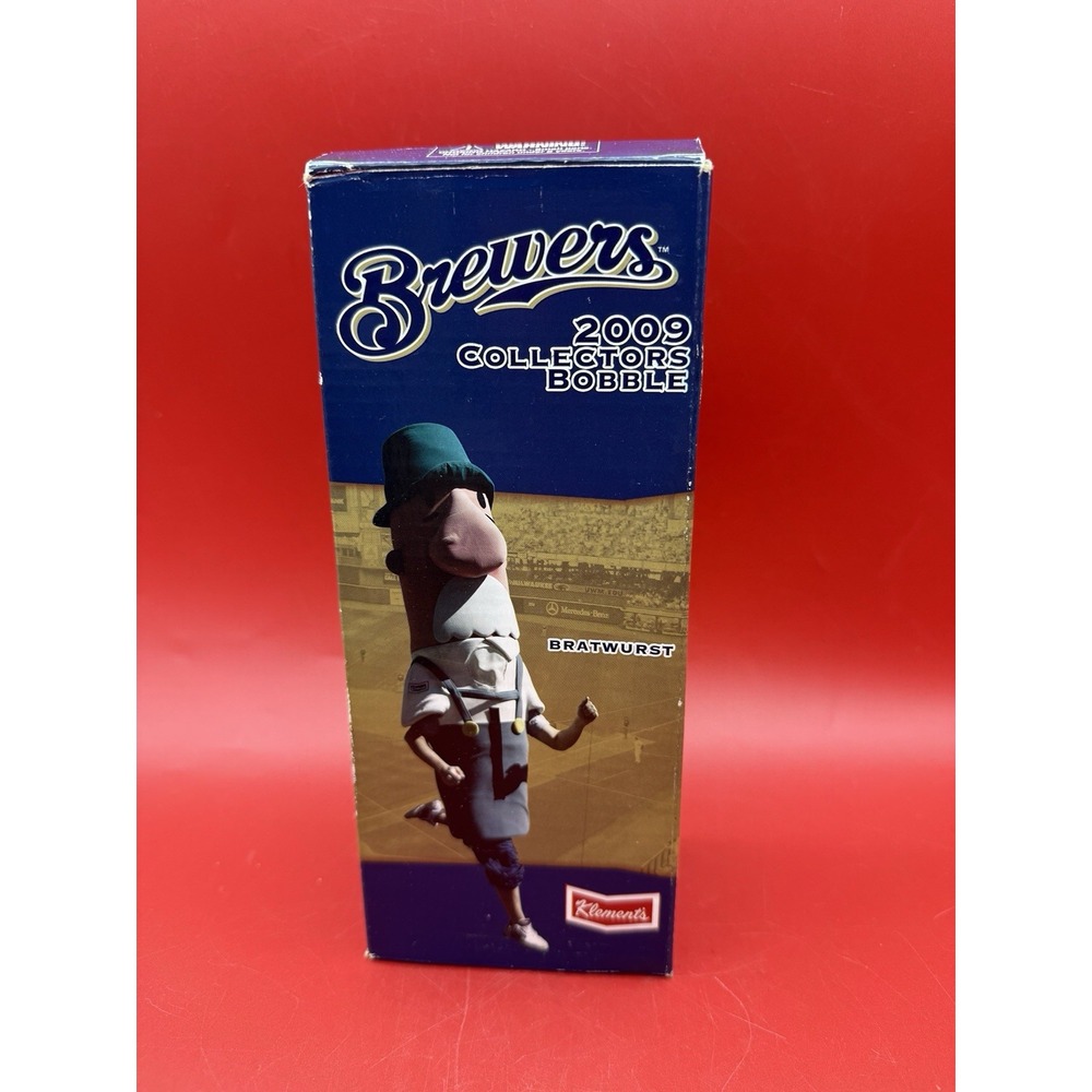 Milwaukee Brewers Klement Bratwurst Sausage Bobble head 2009 Collectors Edition